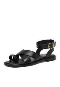 Beverly Hills Polo Club Sandały EO-WI16-ALYSHA-04 Czarny. Kolor: czarny. Materiał: skóra #7