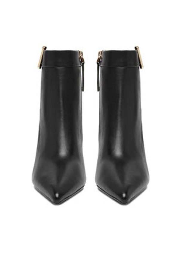 Gino Rossi Botki EO-LUIZA-C001X-1 Czarny. Kolor: czarny. Materiał: skóra