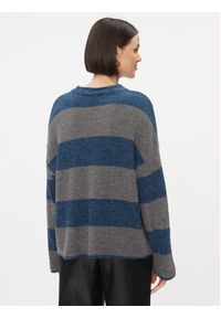 b.young Sweter 20813889 Niebieski Regular Fit. Kolor: niebieski. Materiał: syntetyk