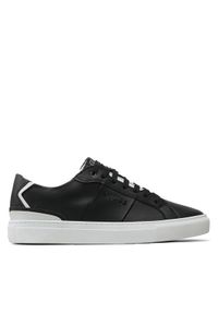 Guess Sneakersy Todi Low FM5TOL ELE12 Czarny. Kolor: czarny. Materiał: skóra