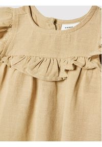Name it - NAME IT Sukienka letnia 13200140 Beżowy Regular Fit. Kolor: beżowy. Materiał: bawełna. Sezon: lato #2