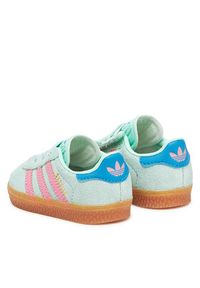 Adidas - adidas Sneakersy Gazelle Comfort Closure JP7135 Zielony. Kolor: zielony. Materiał: skóra, zamsz. Model: Adidas Gazelle #6