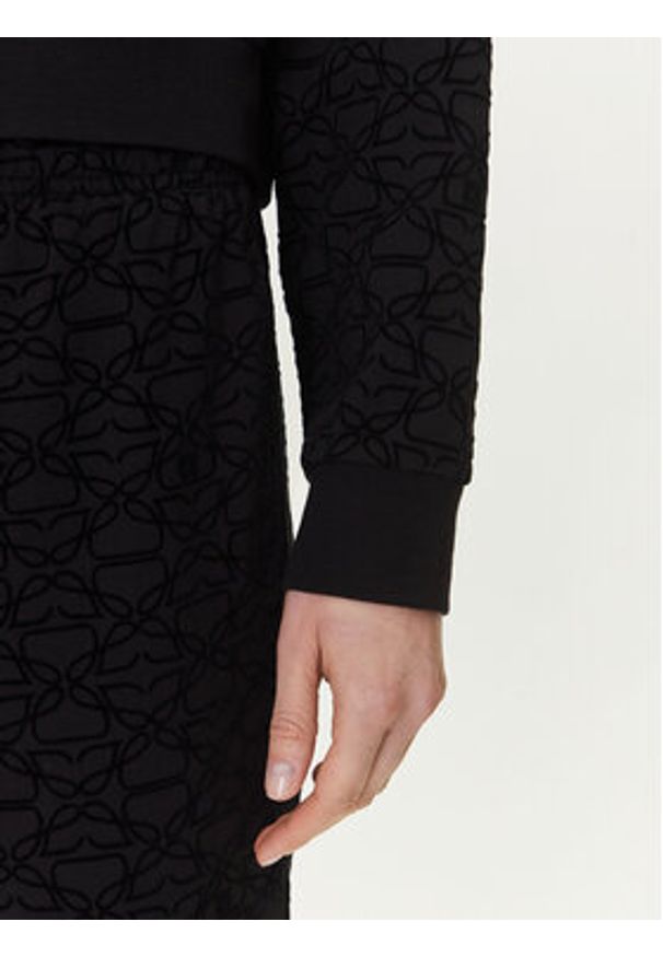 Hugo - HUGO Bluza 50545210 Czarny Regular Fit. Kolor: czarny. Materiał: bawełna