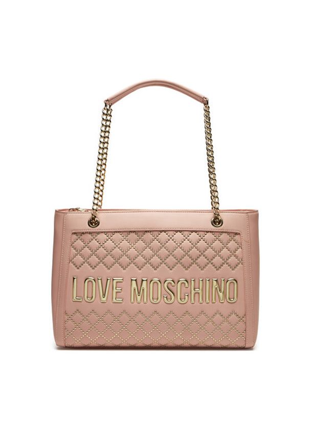 Love Moschino - LOVE MOSCHINO Torebka JC4000PP17LA0600 Czerwony. Kolor: czerwony. Materiał: skórzane