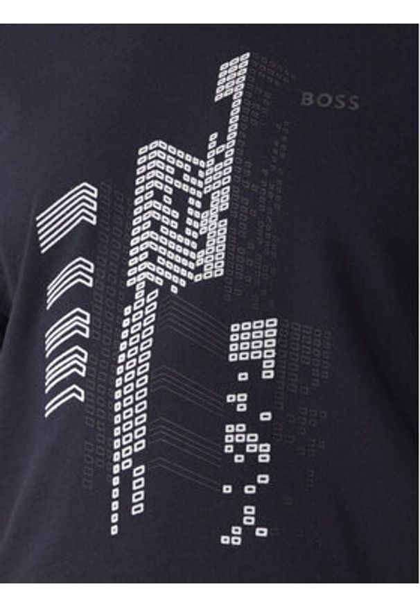 BOSS T-Shirt GRX Zone 50552184 Granatowy Relaxed Fit. Kolor: niebieski. Materiał: bawełna