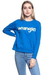 Wrangler - BLUZA DAMSKA WRANGLER CREW SWEAT BLUE W6Z1HYX05 #6