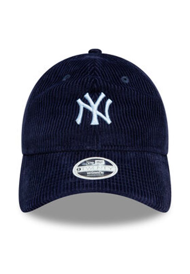 New Era Czapka z daszkiem New York Yankees Cord 9Twenty 60595366 Granatowy. Kolor: niebieski. Materiał: materiał, bawełna