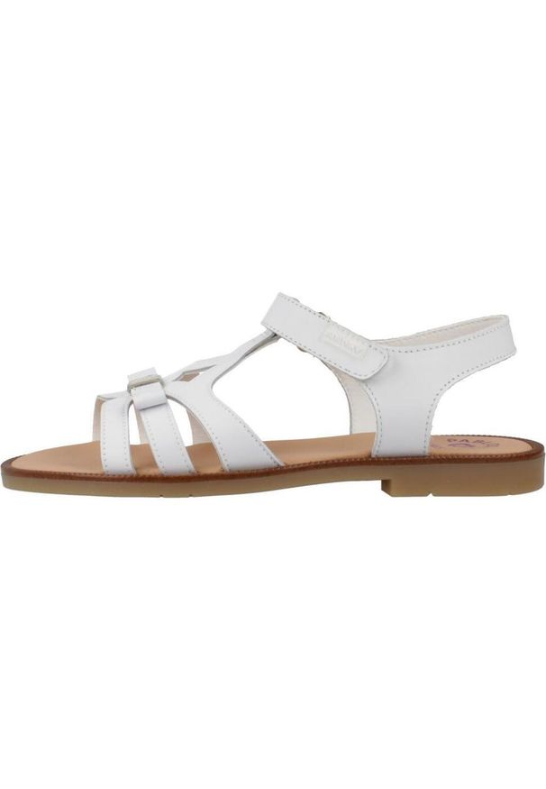 Pablosky - Sandały PABLOSKY 438600P Biały. Kolor: biały. Materiał: tkanina, skóra. Sezon: lato