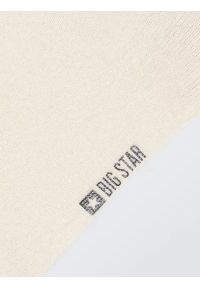 Big-Star - Skarpety męskie białe z kolorowymi paskami Rajanold 100. Kolor: biały. Materiał: prążkowany, bawełna, materiał. Wzór: kolorowy #2