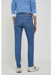 TOMMY HILFIGER - Tommy Hilfiger jeansy damskie kolor niebieski. Kolor: niebieski #2