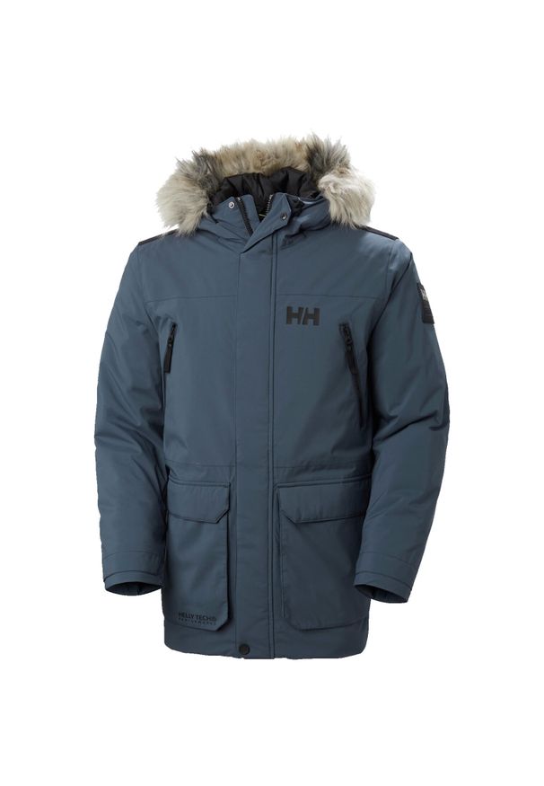 Parka Helly Hansen Reine. Kolor: szary. Sezon: zima