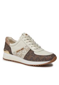 Sneakersy MICHAEL Michael Kors Allie Trainer 43H3ALFS1B Vanilla. Kolor: beżowy. Materiał: skóra