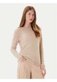 JOOP! Sweter 58 252KN58Kacy 30047487 Beżowy Slim Fit. Kolor: beżowy. Materiał: kaszmir