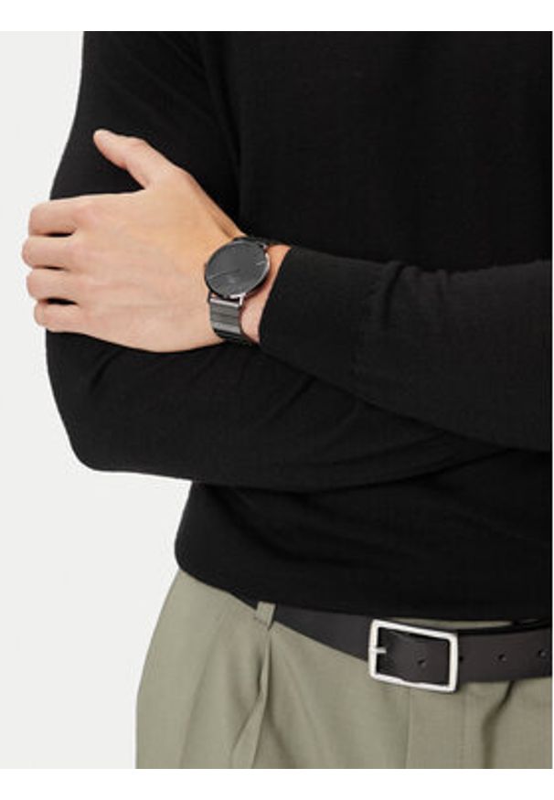 Daniel Wellington Zegarek DW00100777 Czarny. Kolor: czarny