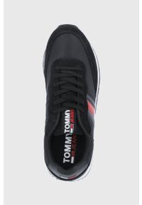 Tommy Jeans Buty kolor czarny. Zapięcie: sznurówki. Kolor: czarny. Materiał: guma #4