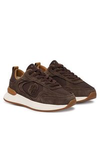 BOSS Sneakersy B Icon Runn 50563381 Brązowy. Kolor: brązowy. Materiał: zamsz, skóra #3