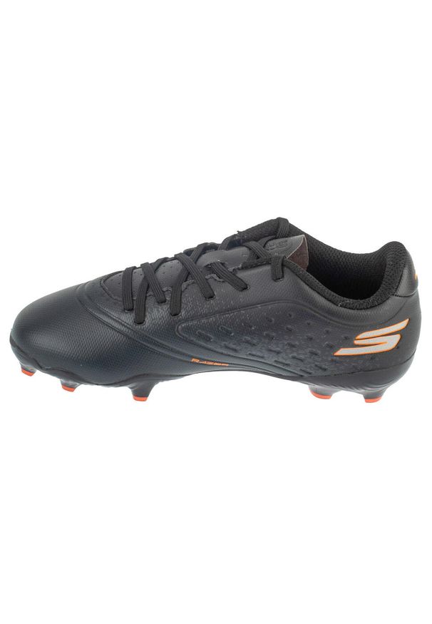 skechers - Buty piłkarskie korki chłopięce, Razor 1.5 Jr Youth FG. Kolor: czarny. Sport: piłka nożna