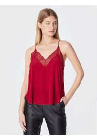 Zadig&Voltaire Top Christy WWCR00006 Czerwony Regular Fit. Kolor: czerwony. Materiał: jedwab