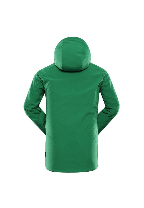 ALPINE PRO - Kurtka softshell męska Alpine Pro Hoor. Kolor: zielony. Materiał: softshell. Sport: turystyka piesza