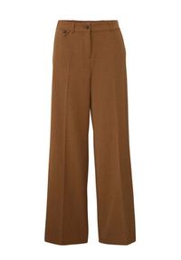 Fransa Spodnie materiałowe 20611709 Brązowy Regular Fit. Kolor: brązowy. Materiał: syntetyk #8
