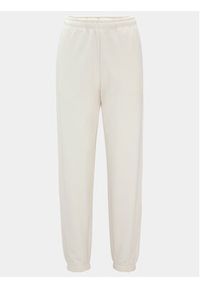 Hugo Spodnie dresowe 50500460 Biały Relaxed Fit. Kolor: biały. Materiał: bawełna