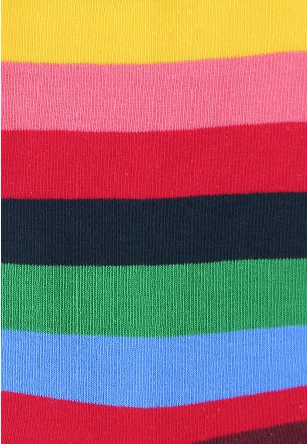 His Story - Tematyczne Skarpetki Bawełniane - Tęcza. Kolor: wielokolorowy. Materiał: poliamid, bawełna, elastan. Wzór: geometria