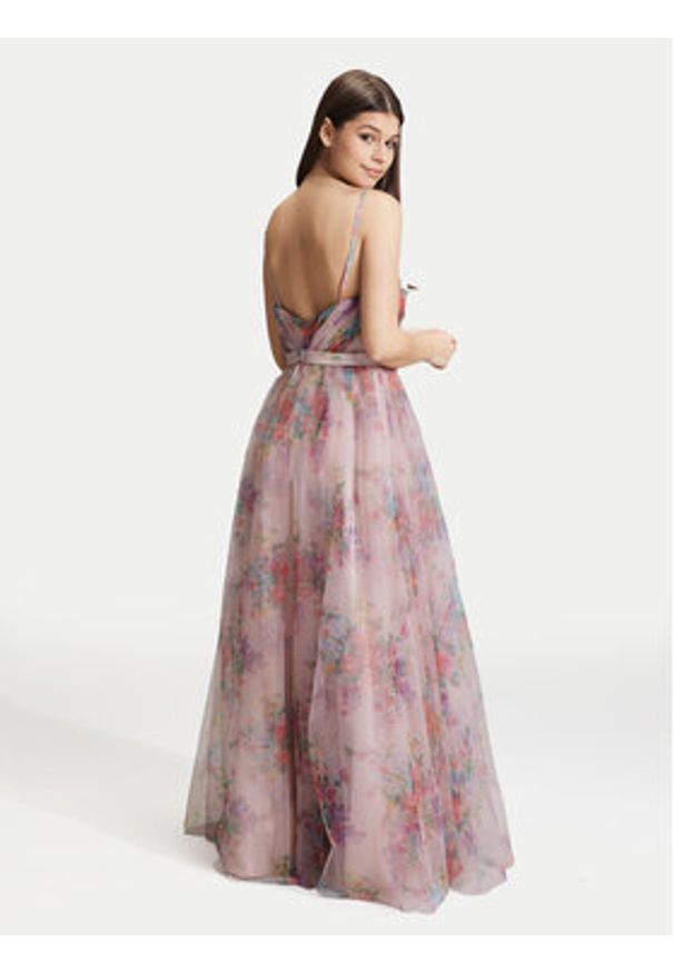 Hey Kyla Sukienka wieczorowa 5AG045HK Różowy Slim Fit. Kolor: różowy. Materiał: syntetyk. Styl: wizytowy