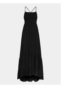 Maaji Sukienka codzienna 2123CLD004 Czarny Regular Fit. Okazja: na co dzień. Kolor: czarny. Materiał: wiskoza. Typ sukienki: proste. Styl: casual #9