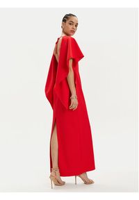Lola Casademunt by Maite Sukienka wieczorowa MS2416003 Czerwony Regular Fit. Kolor: czerwony. Materiał: syntetyk. Styl: wizytowy #3