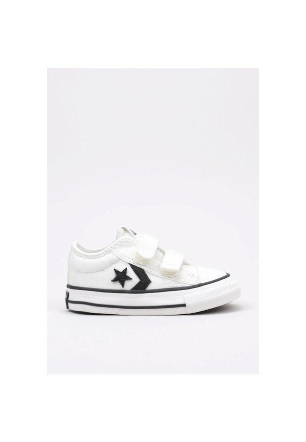 Converse - Buty CONVERSE STAR PLAYER 76 2V OX Biały. Okazja: na co dzień. Zapięcie: rzepy. Kolor: biały. Materiał: tkanina