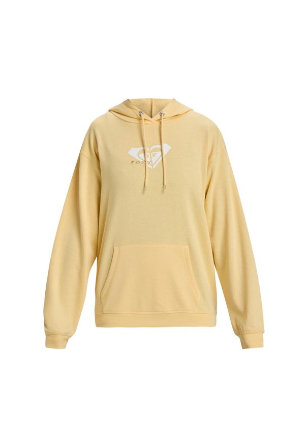 Roxy - Bluza z kapturem dla Kobiety SURF STOKED. Typ kołnierza: kaptur. Kolor: żółty. Materiał: materiał, poliester, bawełna. Sezon: zima