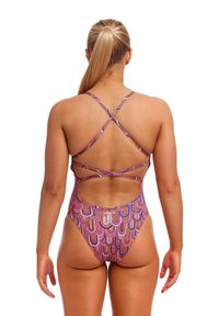 FUNKITA - Strój pływacki jednoczęściowy damski Funkita Strapped In One Piece. Kolor: fioletowy #2
