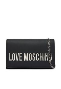 Love Moschino - LOVE MOSCHINO Torebka JC4103PP0OKD000B Czarny. Kolor: czarny. Materiał: skórzane #4