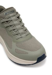 skechers - Skechers Sneakersy Bobs Squad 4- 118423/OLV Khaki. Kolor: brązowy. Materiał: materiał #4