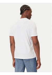 Calvin Klein Jeans T-Shirt Glitched Logo LV04RC858G Biały Regular Fit. Kolor: biały. Materiał: bawełna #5