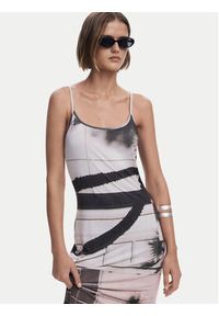 Desigual Sukienka letnia 25SWVK56 Kolorowy Regular Fit. Materiał: syntetyk. Wzór: kolorowy. Sezon: lato #4
