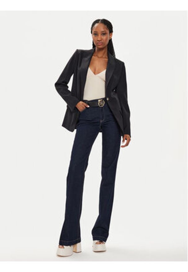 Marciano Guess Marynarka 4GGN10 7074A Czarny Regular Fit. Kolor: czarny. Materiał: syntetyk