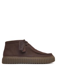 Clarks Półbuty Torhill Hi 26327242 Brązowy. Kolor: brązowy. Materiał: skóra, nubuk #1