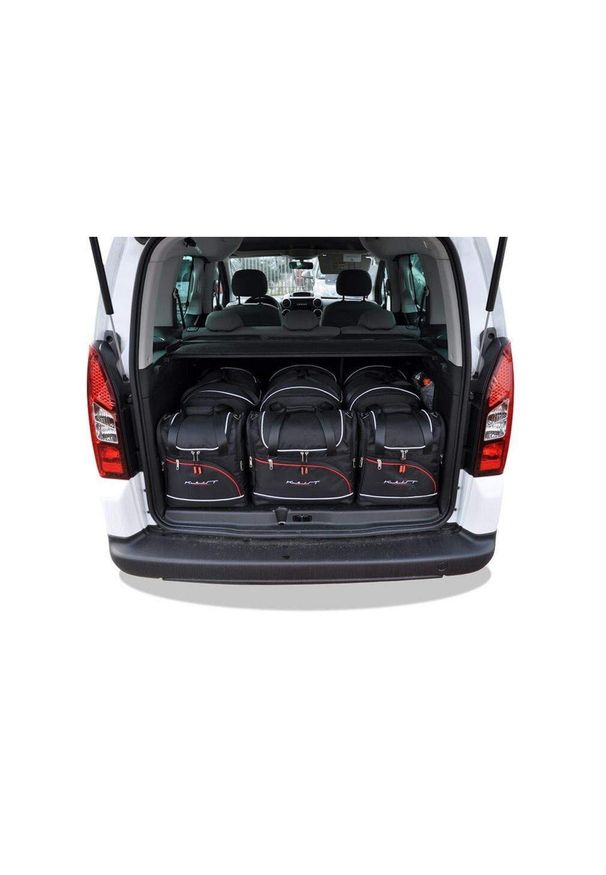 KJUST - Torby Do Bagażnika Citroen Berlingo 2008-2018 6Szt Kjust. Kolor: czarny. Styl: sportowy