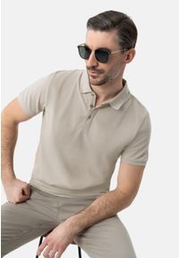 Volcano - Bawełniana polówka O-CHASE. Okazja: na co dzień. Typ kołnierza: polo. Kolekcja: plus size. Materiał: bawełna. Długość: krótkie. Styl: casual, klasyczny, elegancki #1