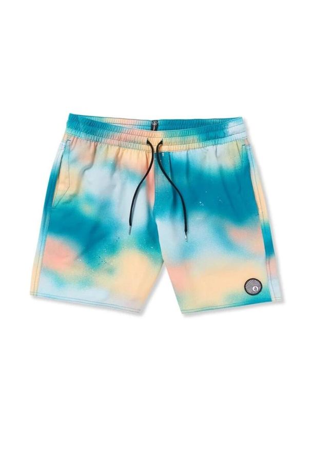 Spodenki kąpielowe męskie Volcom Baffle Trunk 17. Kolor: niebieski. Materiał: poliester. Styl: sportowy