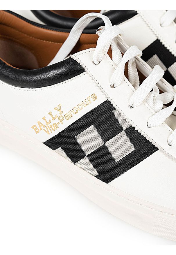 Bally Sneakersy "Vita" | 6225471 | Vita | Mężczyzna | Biały. Kolor: biały. Materiał: skóra. Wzór: nadruk