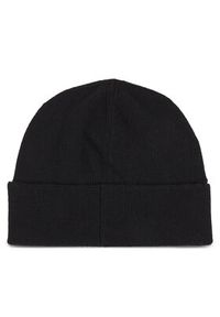 Calvin Klein Czapka Logo Reverso Tonal Beanie K60K611151 Czarny. Kolor: czarny. Materiał: wiskoza