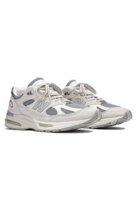 Buty unisex New Balance U991LG2 – szare. Kolor: szary. Materiał: guma, skóra. Szerokość cholewki: normalna. Sport: bieganie #5