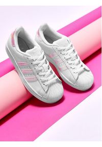 Adidas - adidas Sneakersy Superstar C FV3147 Biały. Kolor: biały. Materiał: skóra. Model: Adidas Superstar