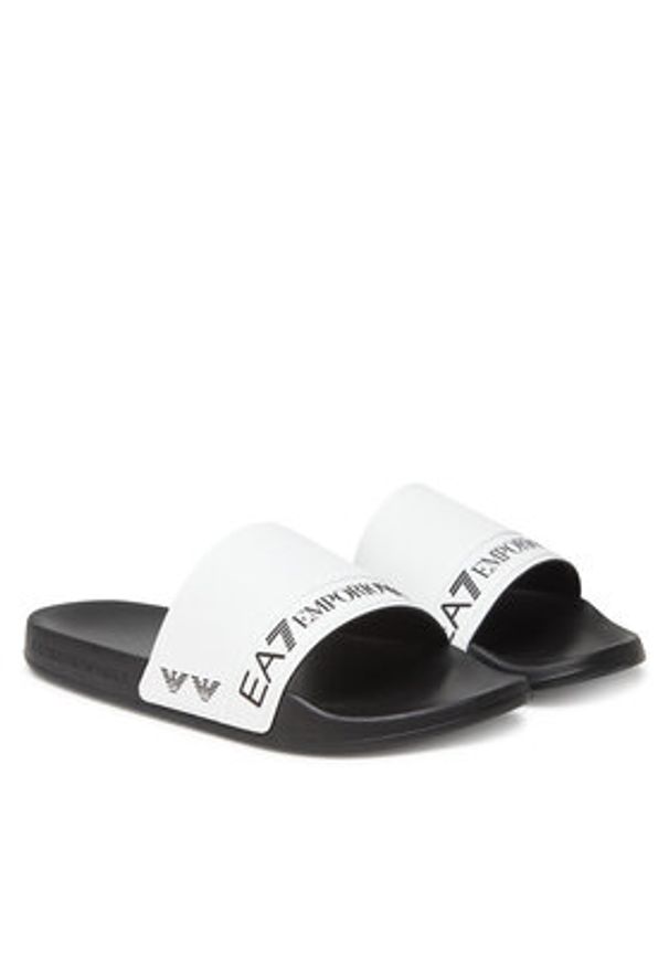 EA7 Emporio Armani Klapki 7X000110 AF15128 FC079 Biały. Kolor: biały