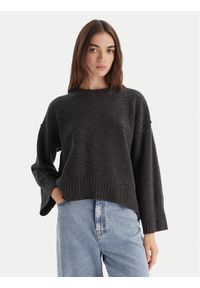 Marella Sweter Amelia 2523366305 Szary Loose Fit. Kolor: szary. Materiał: wełna