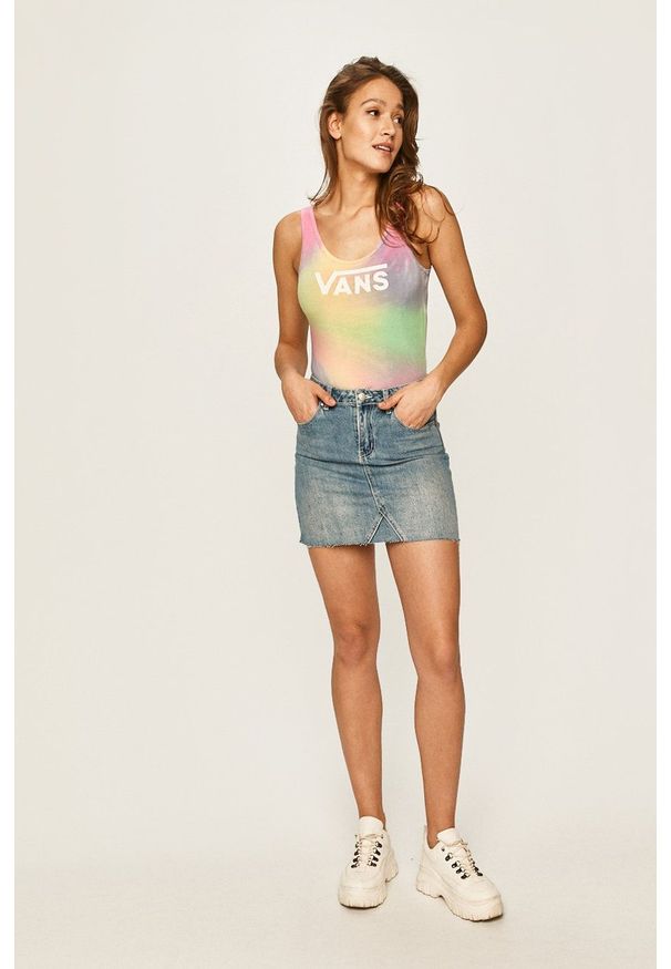 Haily's - Spódnica jeansowa. Okazja: na co dzień. Stan: podwyższony. Kolor: niebieski. Materiał: jeans. Styl: casual