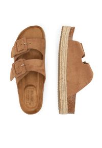 Jenny Fairy Espadryle HB210-15ECO Beżowy. Kolor: beżowy. Materiał: materiał #7