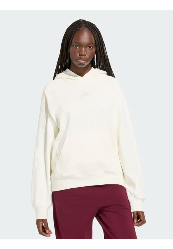 Adidas - adidas Bluza 164804 Biały Loose Fit. Kolor: biały